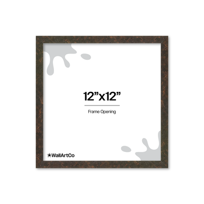 12" x 12" Rich Brown Vienna Wall Frame