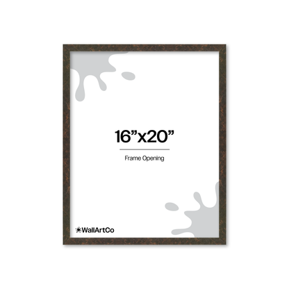 16" x 20" Rich Brown Vienna Wall Frame
