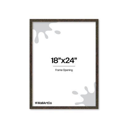 18" x 24" Rich Brown Vienna Wall Frame