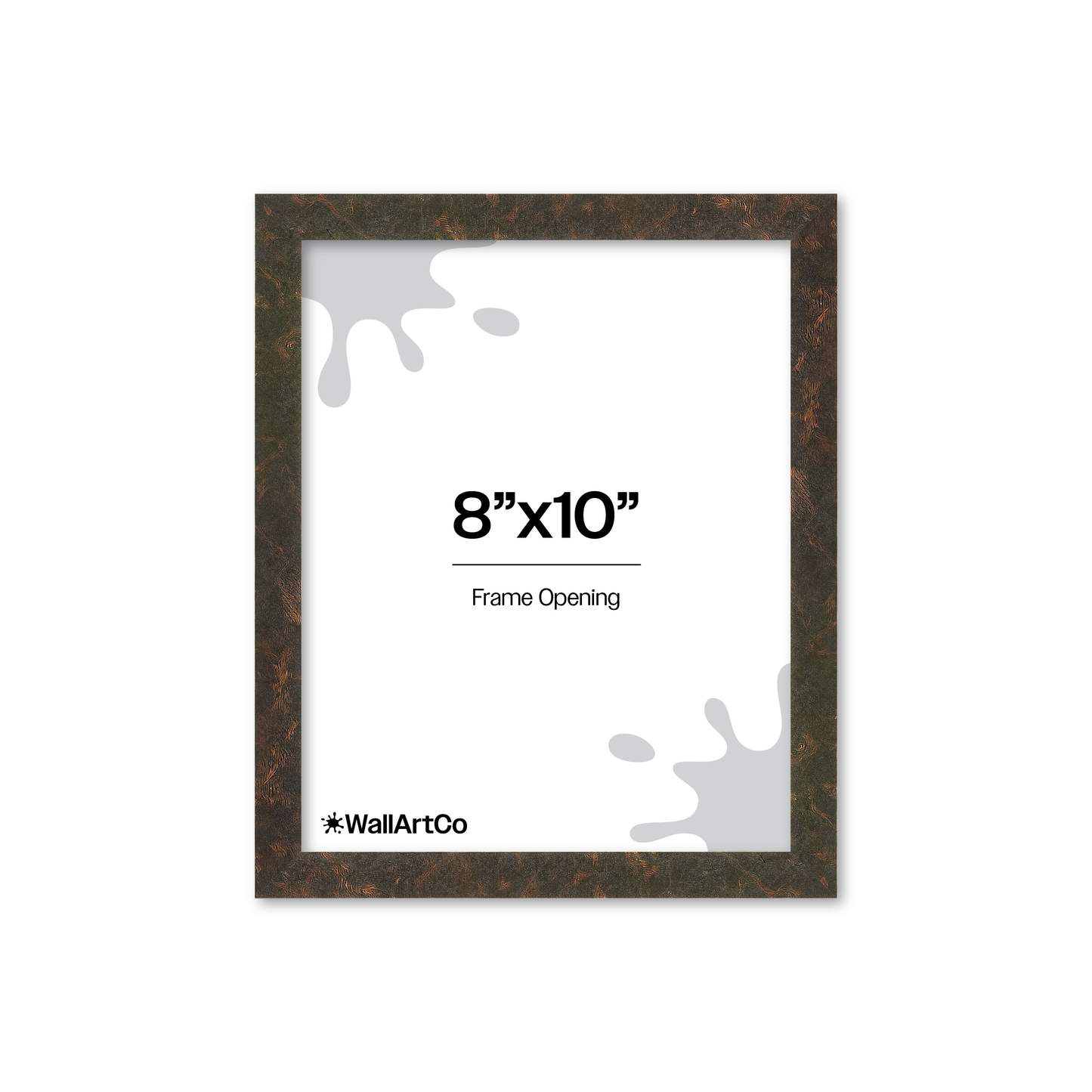 8" x 10" Rich Brown Vienna Wall Frame