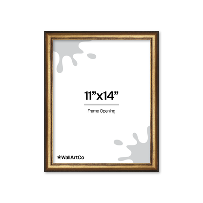 The Backbone Black and Gold Picture Frame