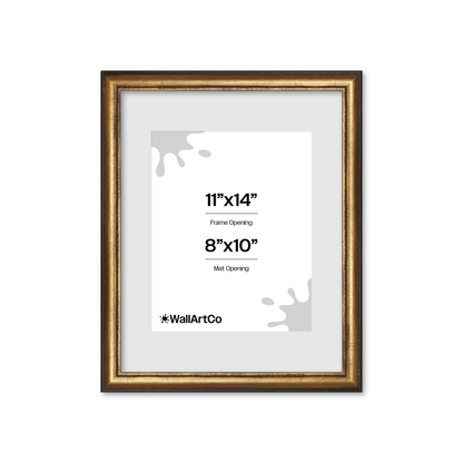 The Backbone Black and Gold Picture Frame