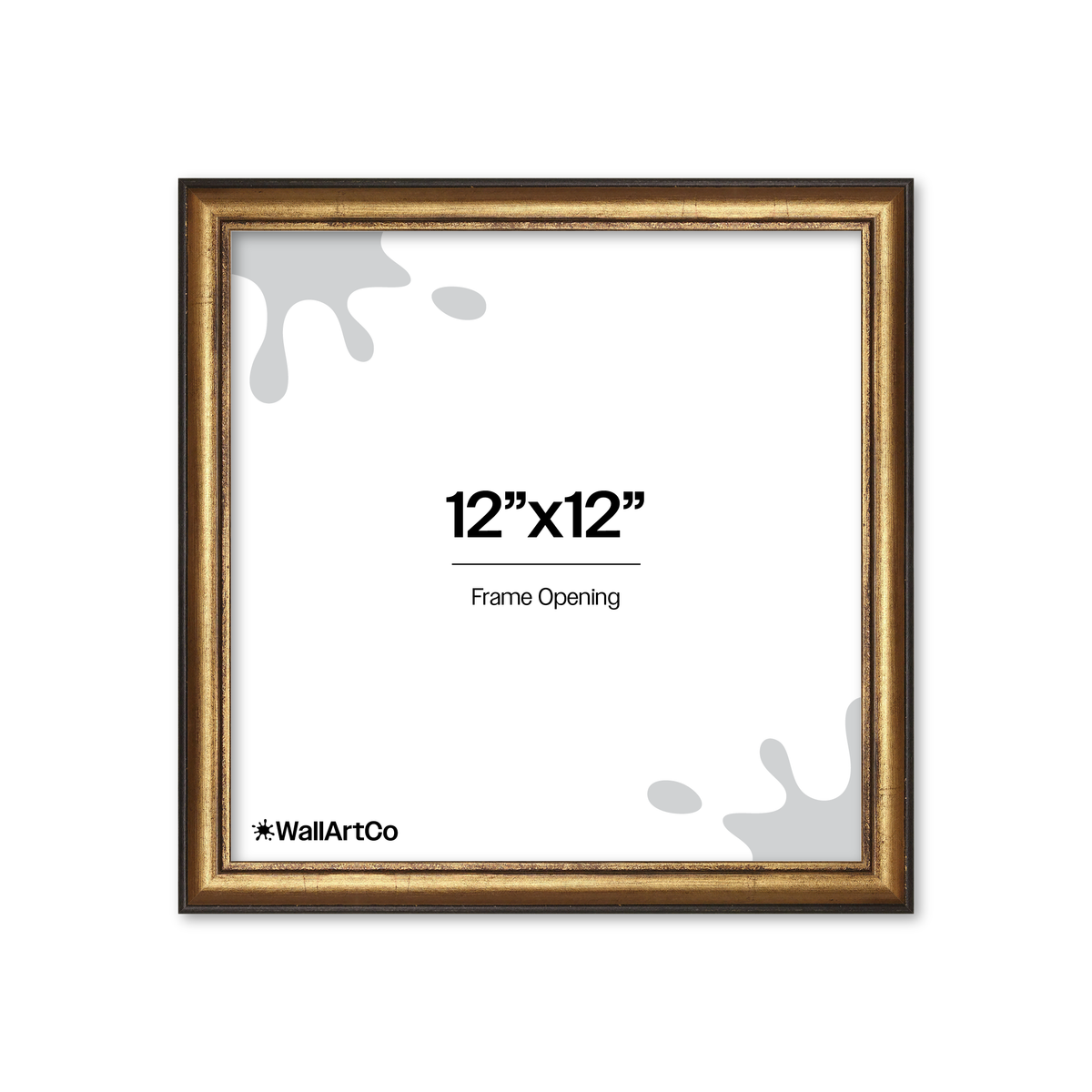 The Backbone Black and Gold Picture Frame