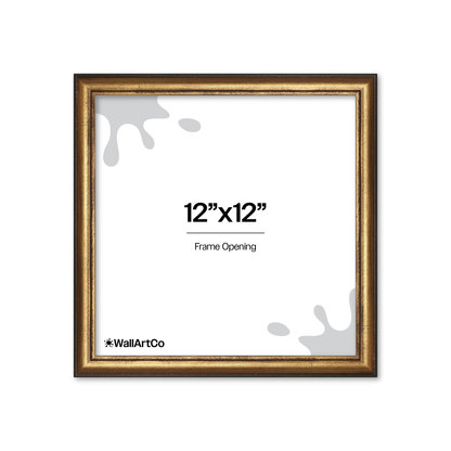 The Backbone Black and Gold Picture Frame
