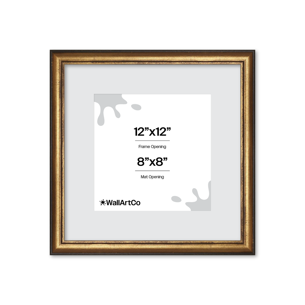 The Backbone Black and Gold Picture Frame