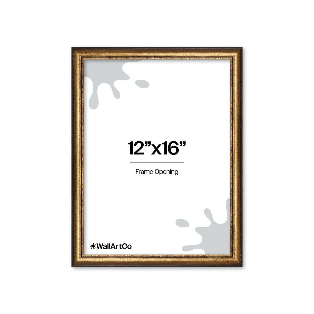 The Backbone Black and Gold Picture Frame