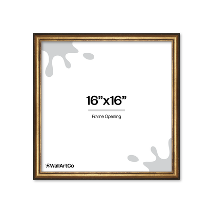 The Backbone Black and Gold Picture Frame