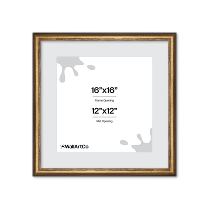 The Backbone Black and Gold Picture Frame