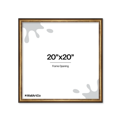 The Backbone Black and Gold Picture Frame