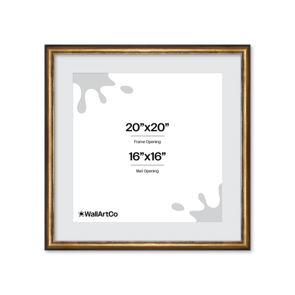 The Backbone Black and Gold Picture Frame