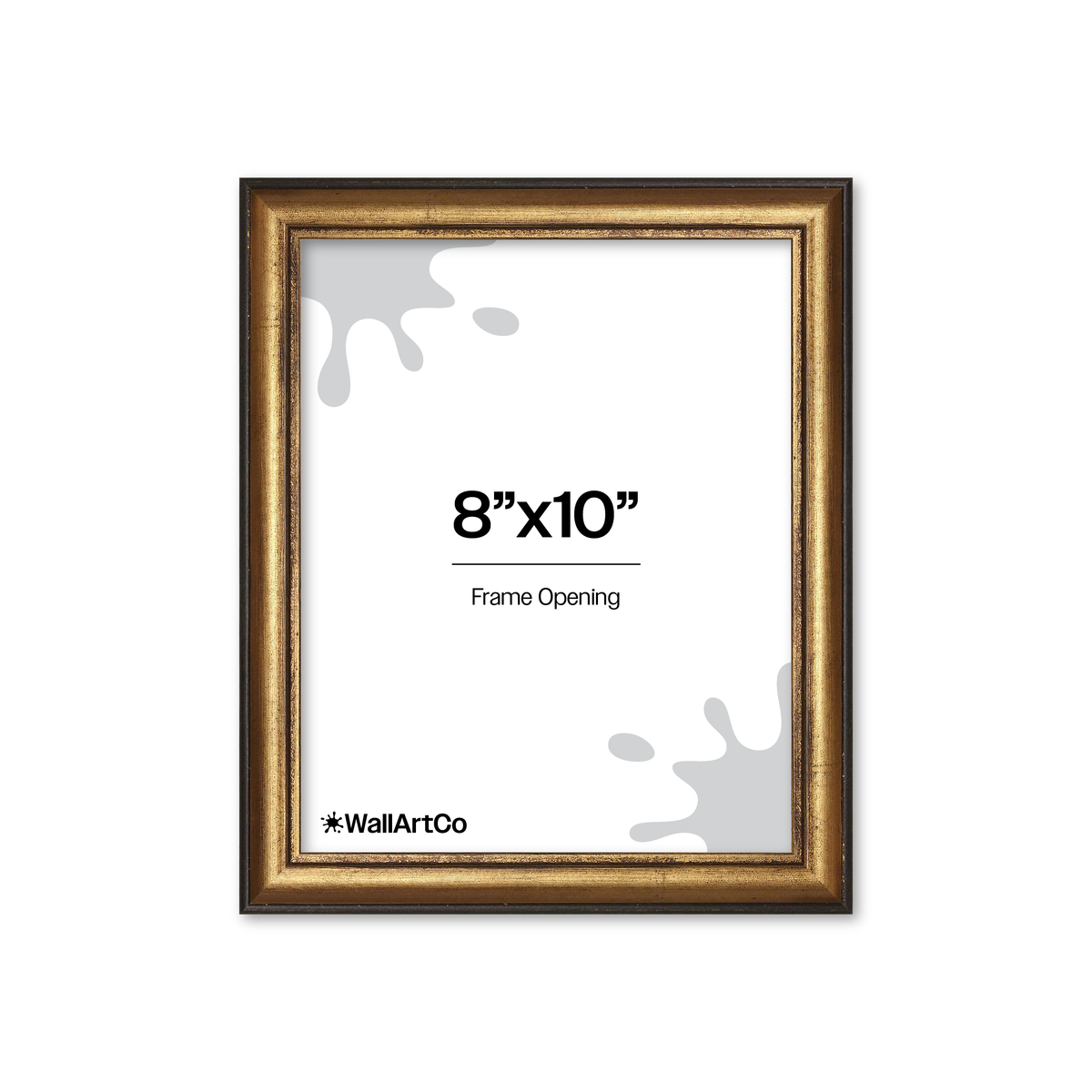 The Backbone Black and Gold Picture Frame