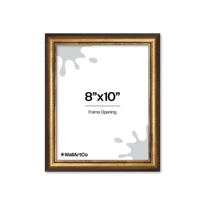 The Backbone Black and Gold Picture Frame