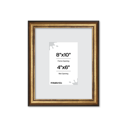 The Backbone Black and Gold Picture Frame