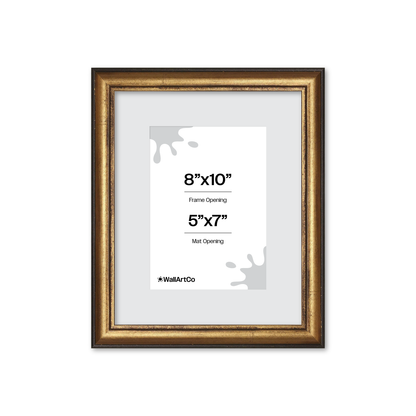 The Backbone Black and Gold Picture Frame