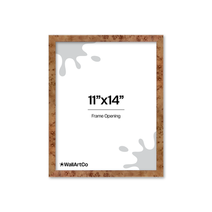 11" x 14" Golden Burlwood Verona Wall Frame