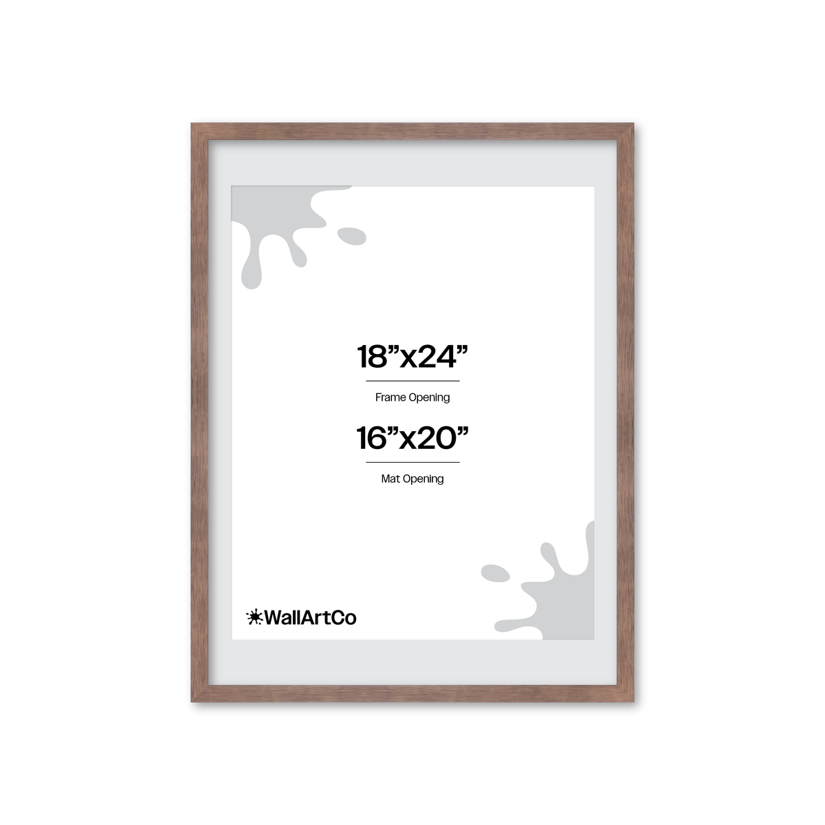Powder Rose Linden Wall Frame