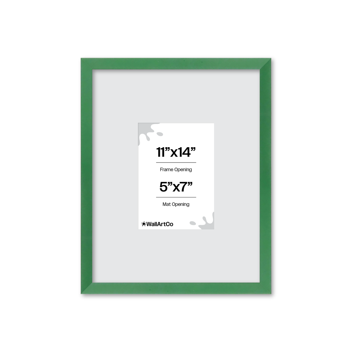 The Attention Grabber Green Picture Frame