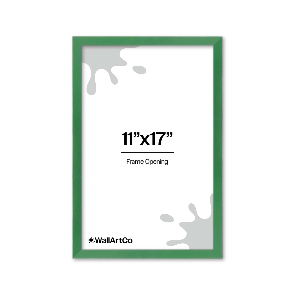The Attention Grabber Green Picture Frame