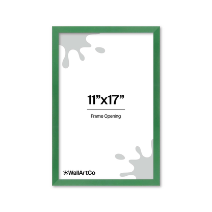 The Attention Grabber Green Picture Frame