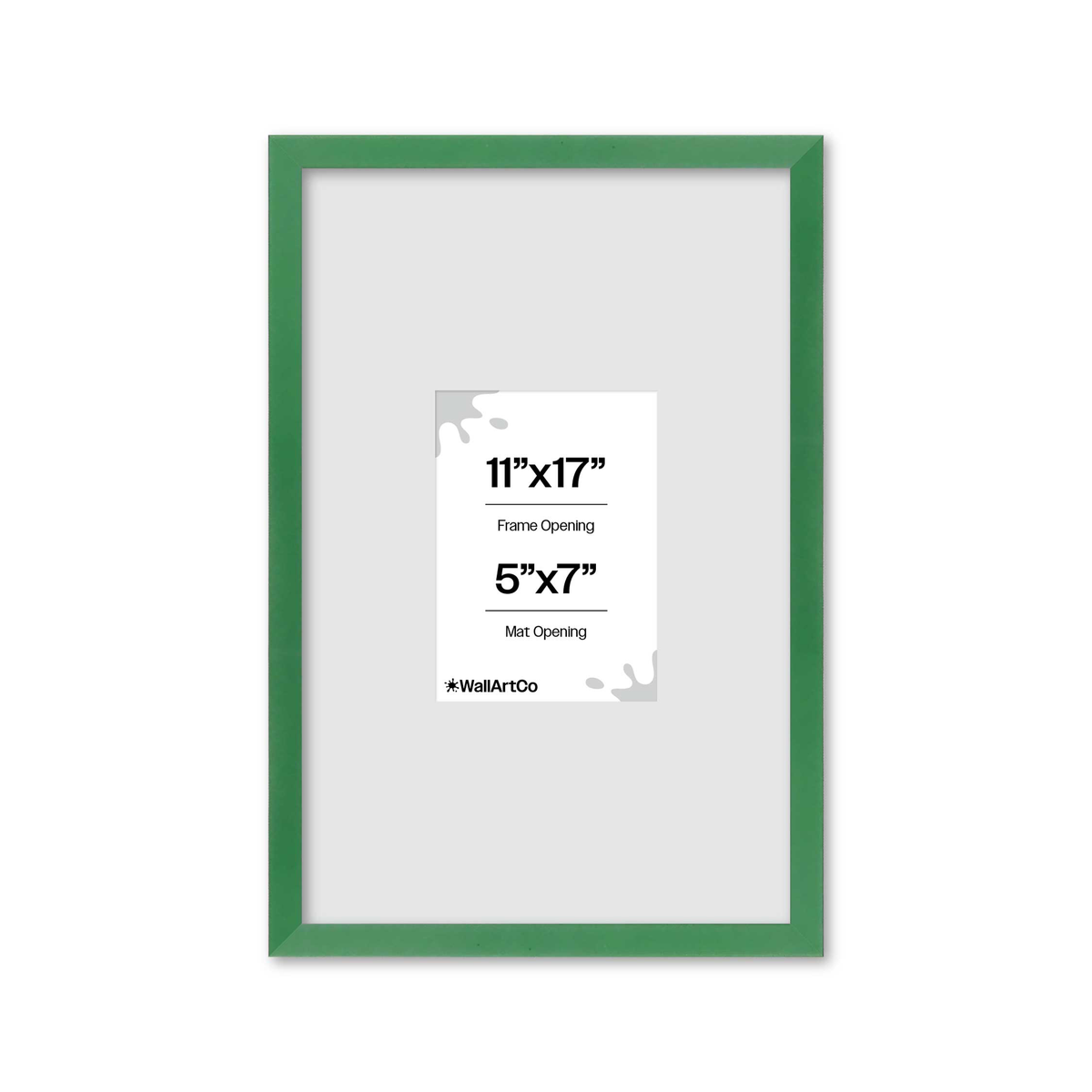 The Attention Grabber Green Picture Frame