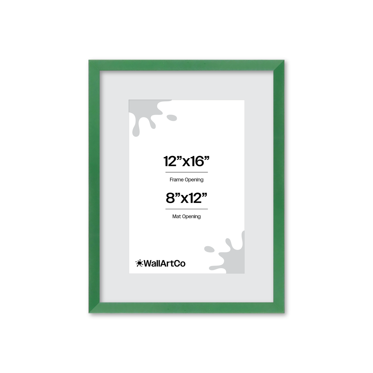 The Attention Grabber Green Picture Frame