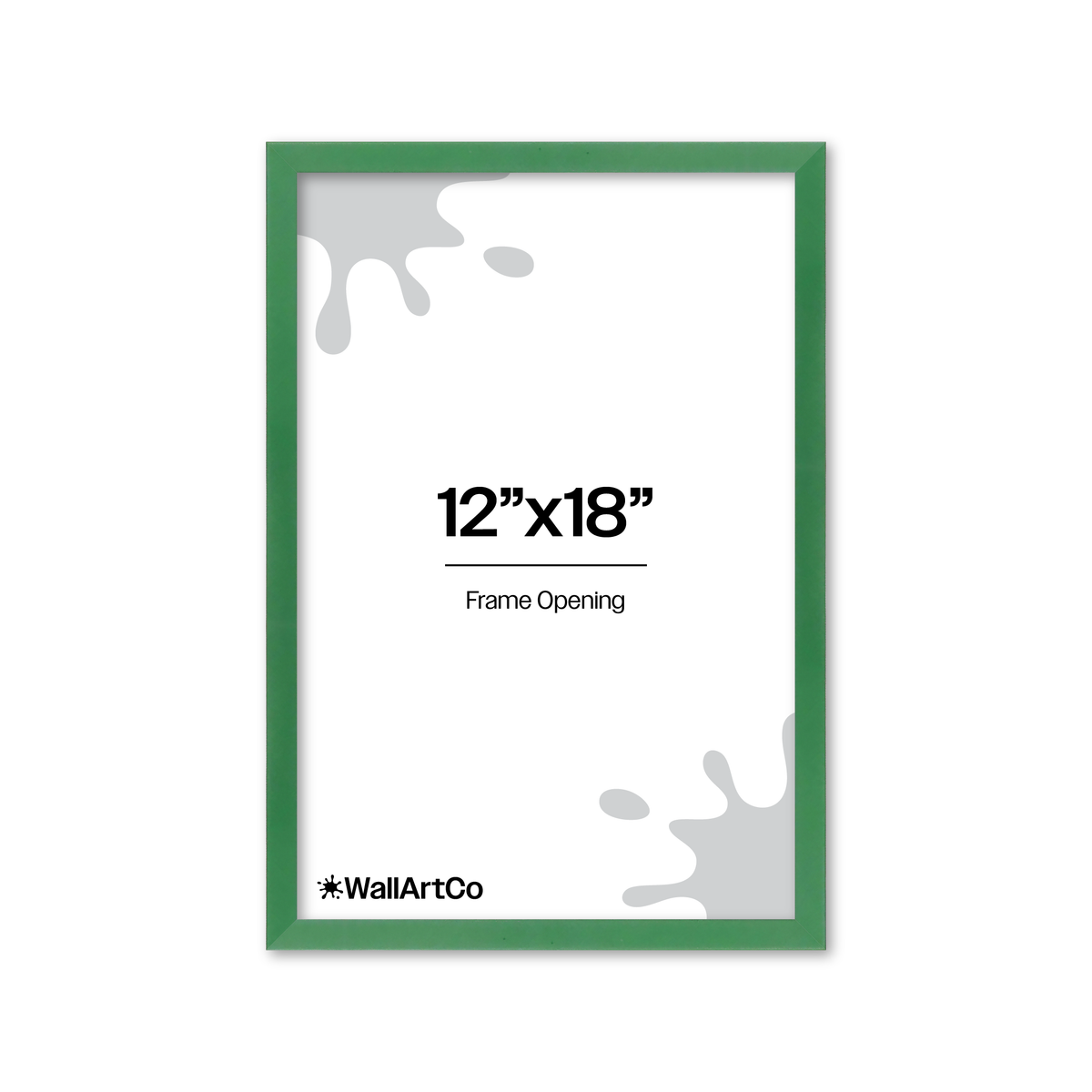 The Attention Grabber Green Picture Frame