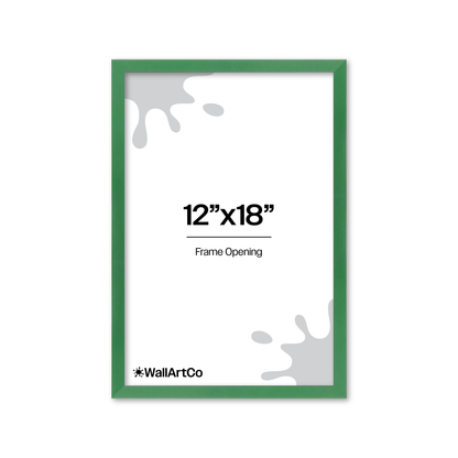The Attention Grabber Green Picture Frame