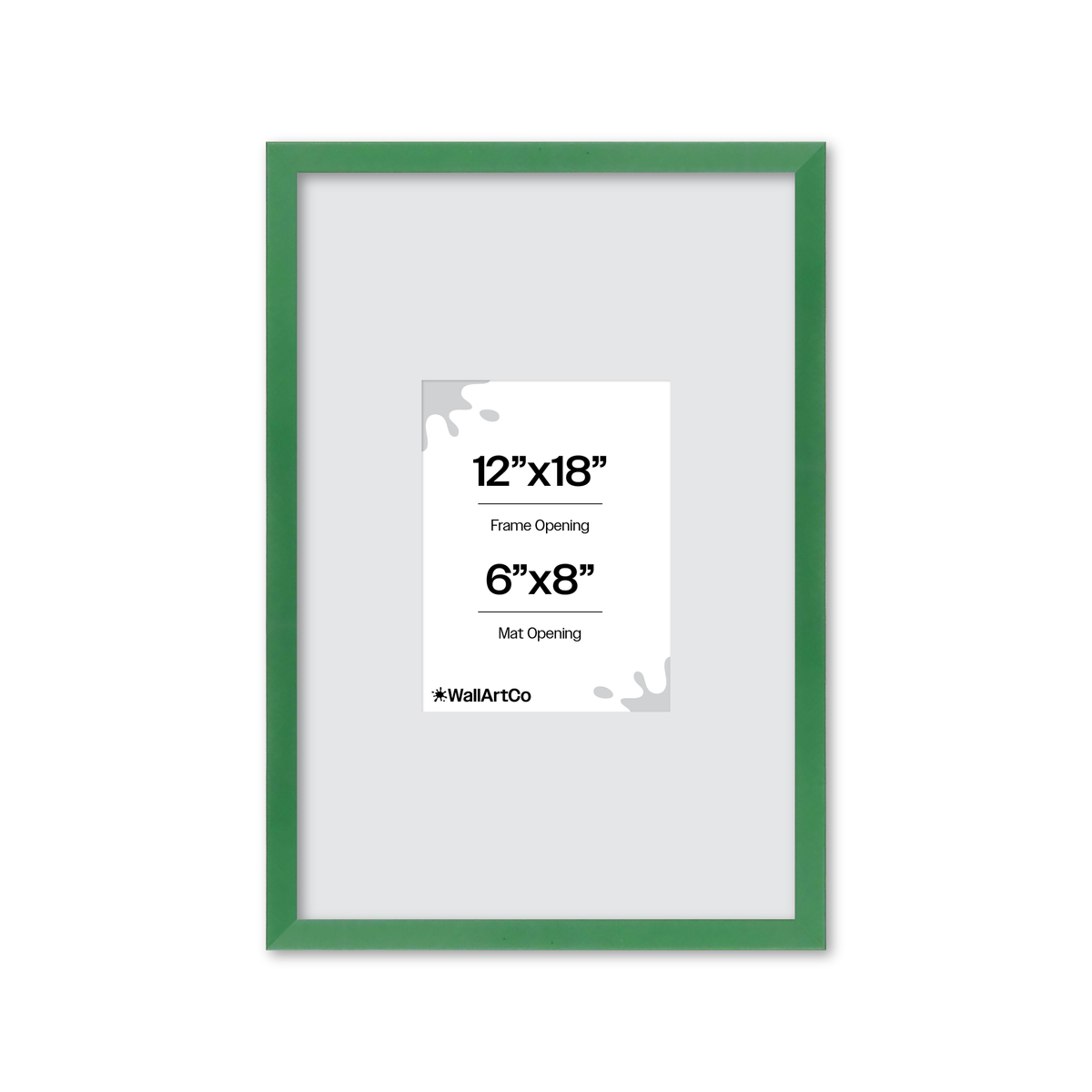 The Attention Grabber Green Picture Frame