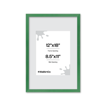 The Attention Grabber Green Picture Frame