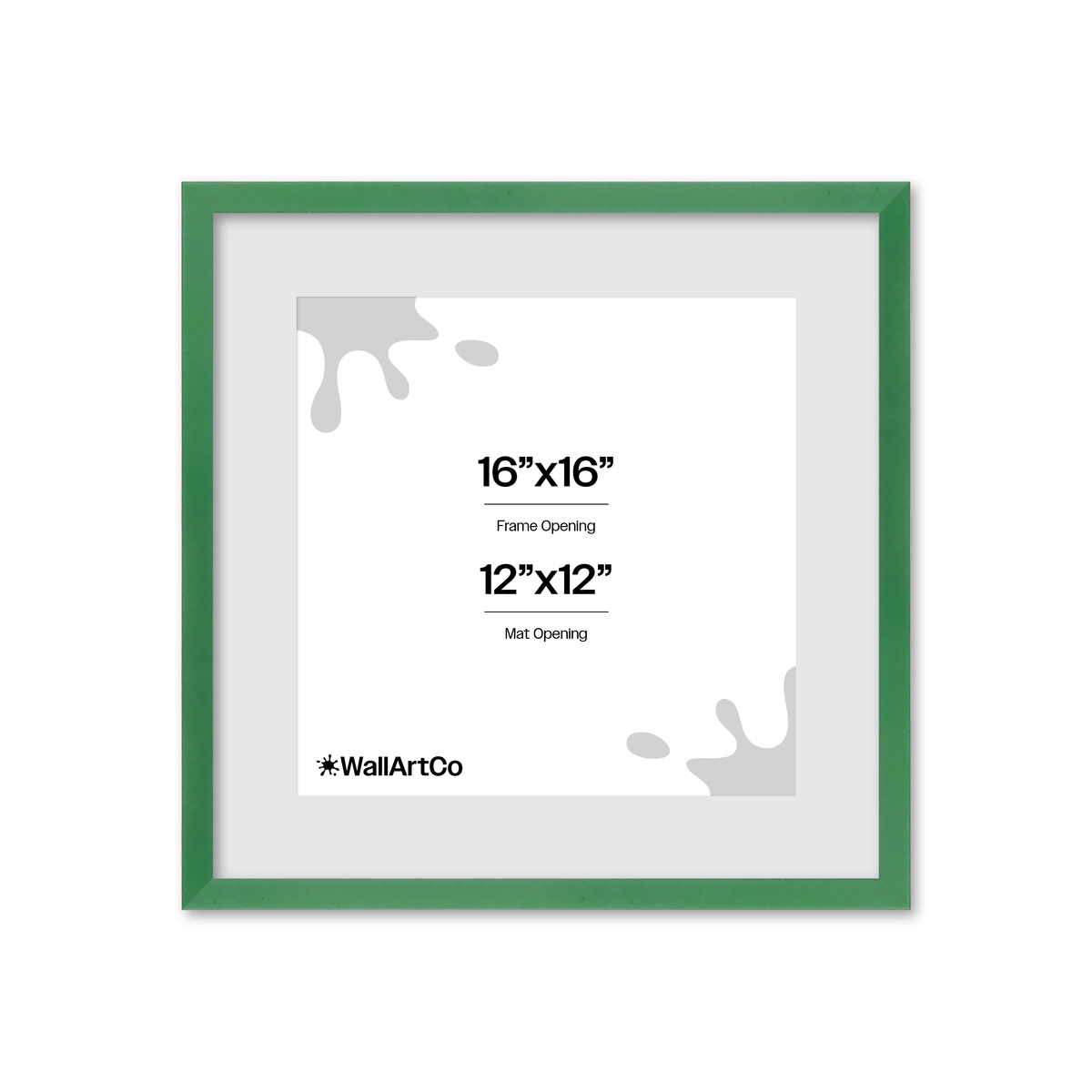 The Attention Grabber Green Picture Frame