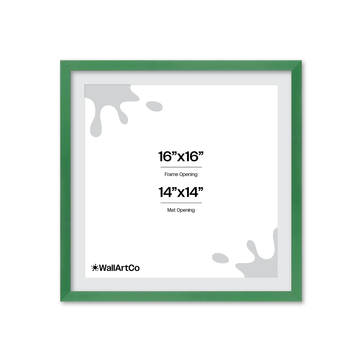 The Attention Grabber Green Picture Frame