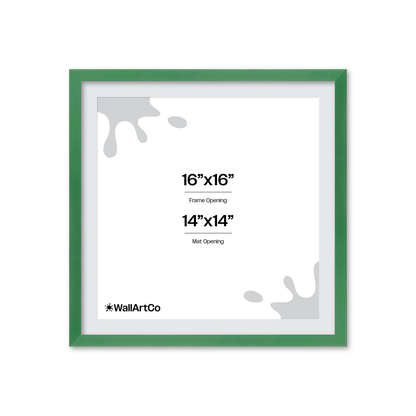 The Attention Grabber Green Picture Frame