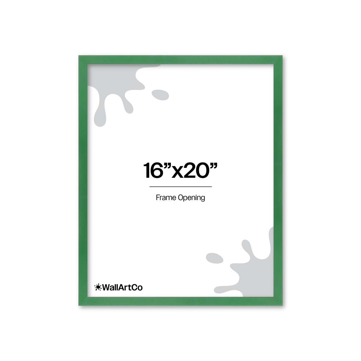 The Attention Grabber Green Picture Frame