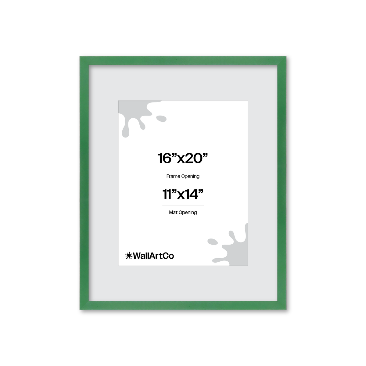 The Attention Grabber Green Picture Frame