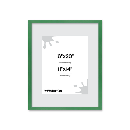 The Attention Grabber Green Picture Frame
