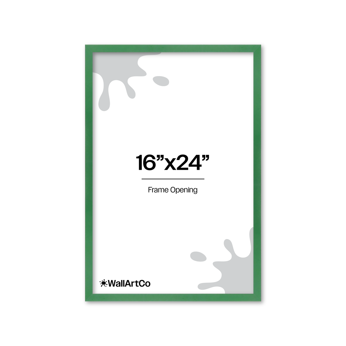 The Attention Grabber Green Picture Frame