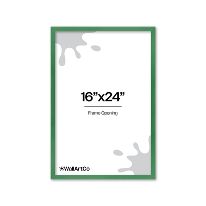 The Attention Grabber Green Picture Frame
