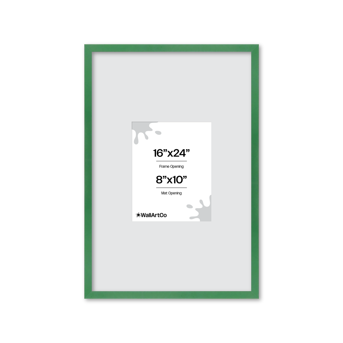 The Attention Grabber Green Picture Frame