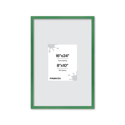 The Attention Grabber Green Picture Frame