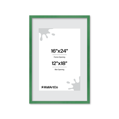 The Attention Grabber Green Picture Frame