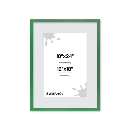 The Attention Grabber Green Picture Frame