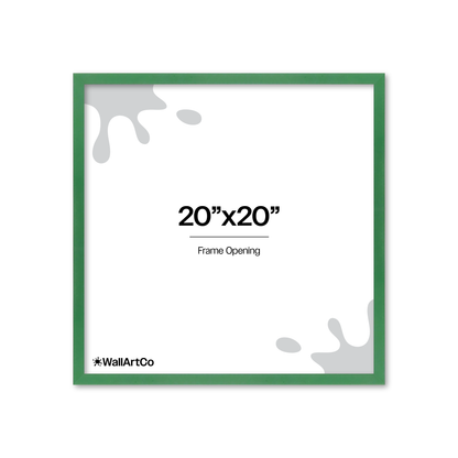 The Attention Grabber Green Picture Frame