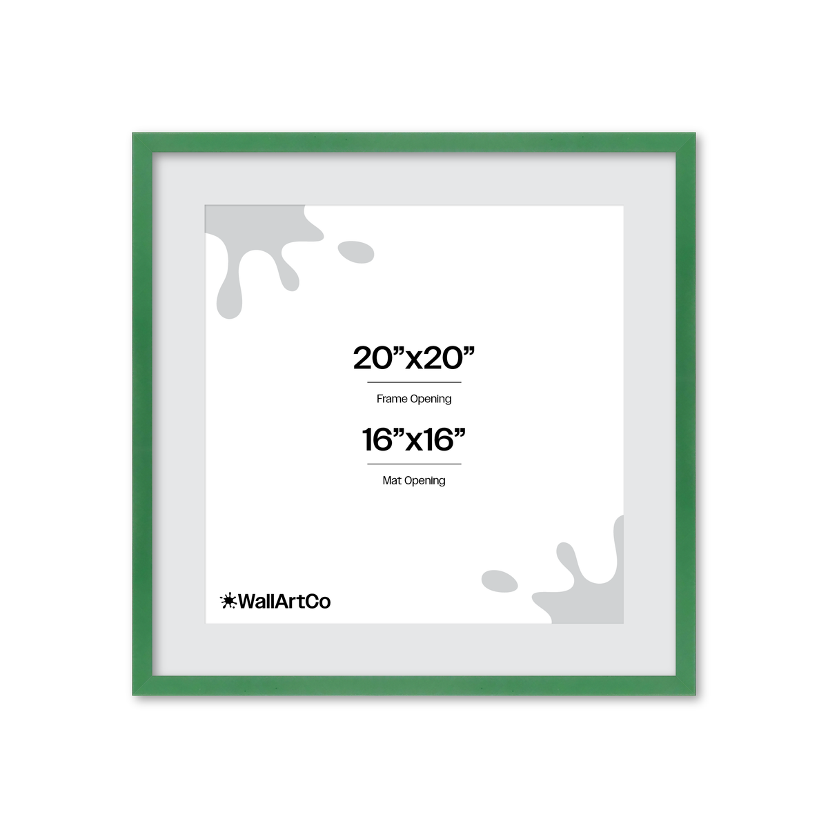 The Attention Grabber Green Picture Frame