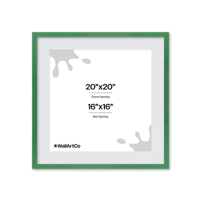 The Attention Grabber Green Picture Frame
