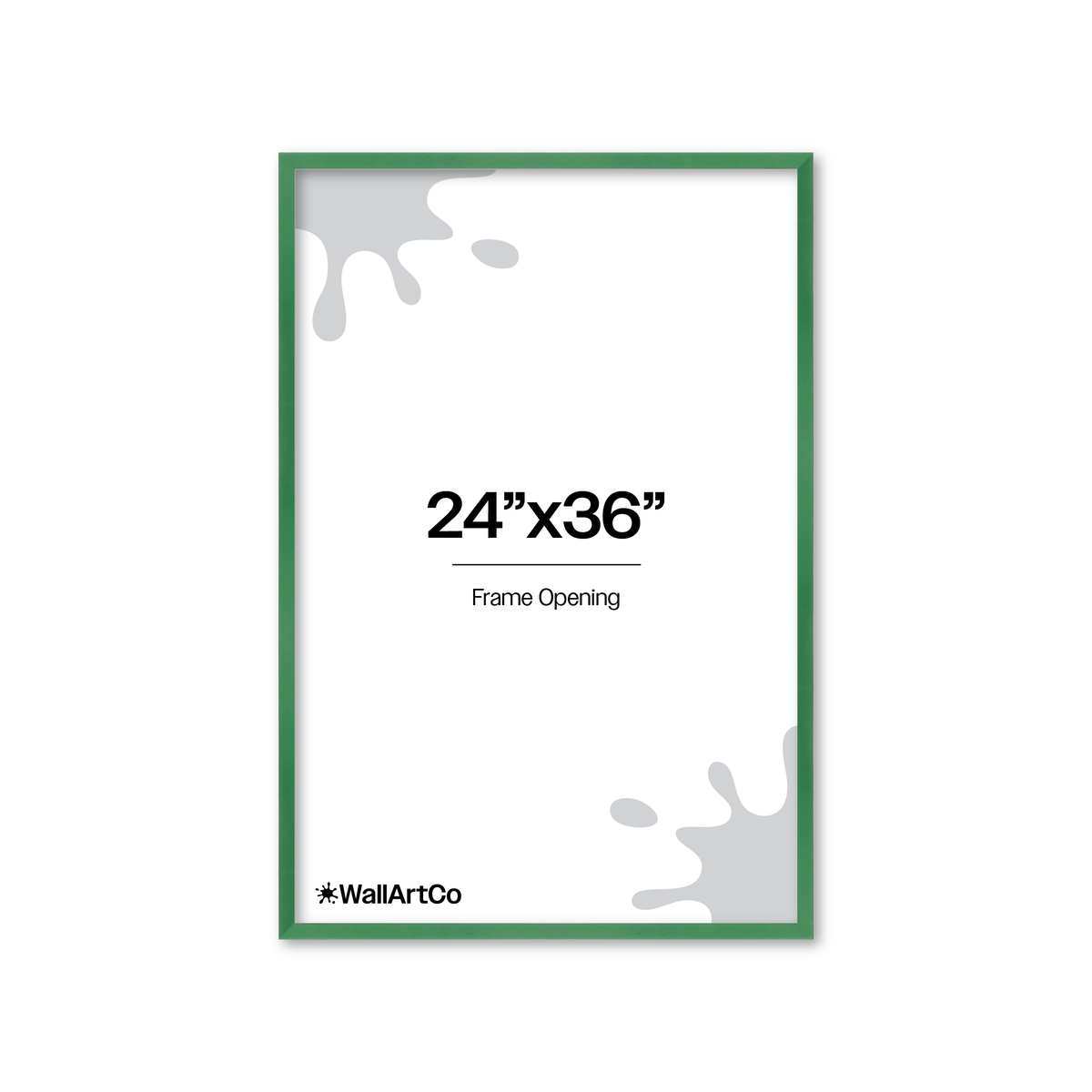 The Attention Grabber Green Picture Frame