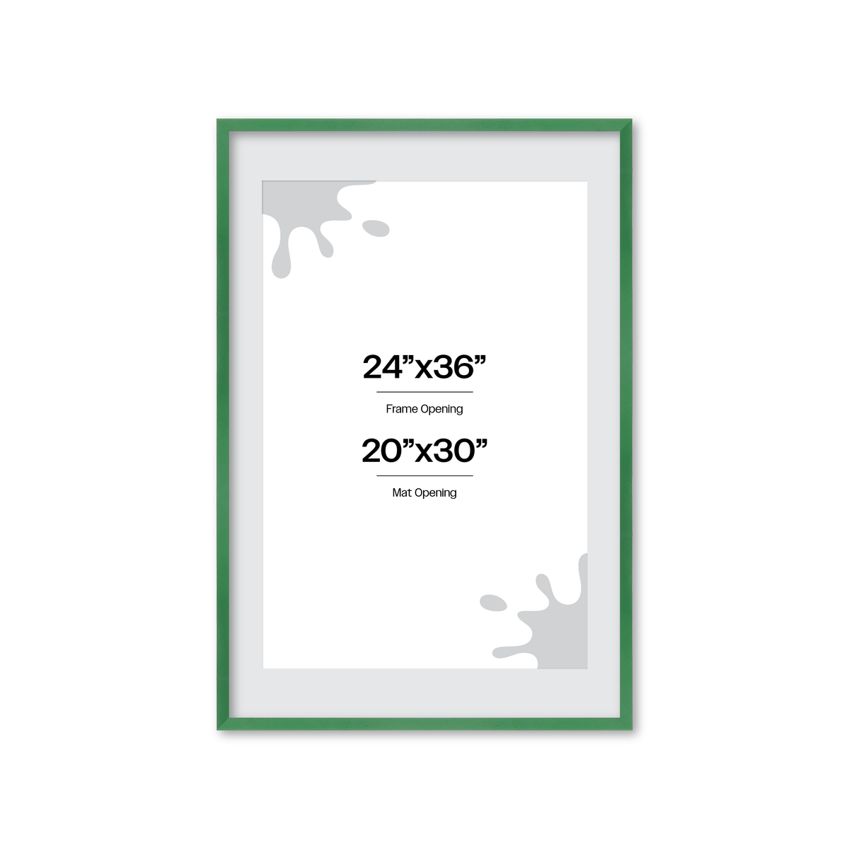 The Attention Grabber Green Picture Frame