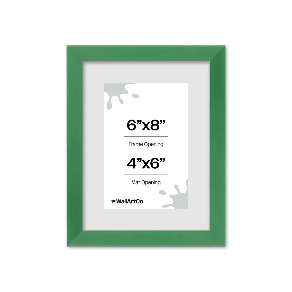 The Attention Grabber Green Picture Frame