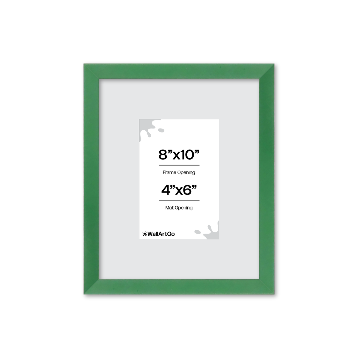 The Attention Grabber Green Picture Frame