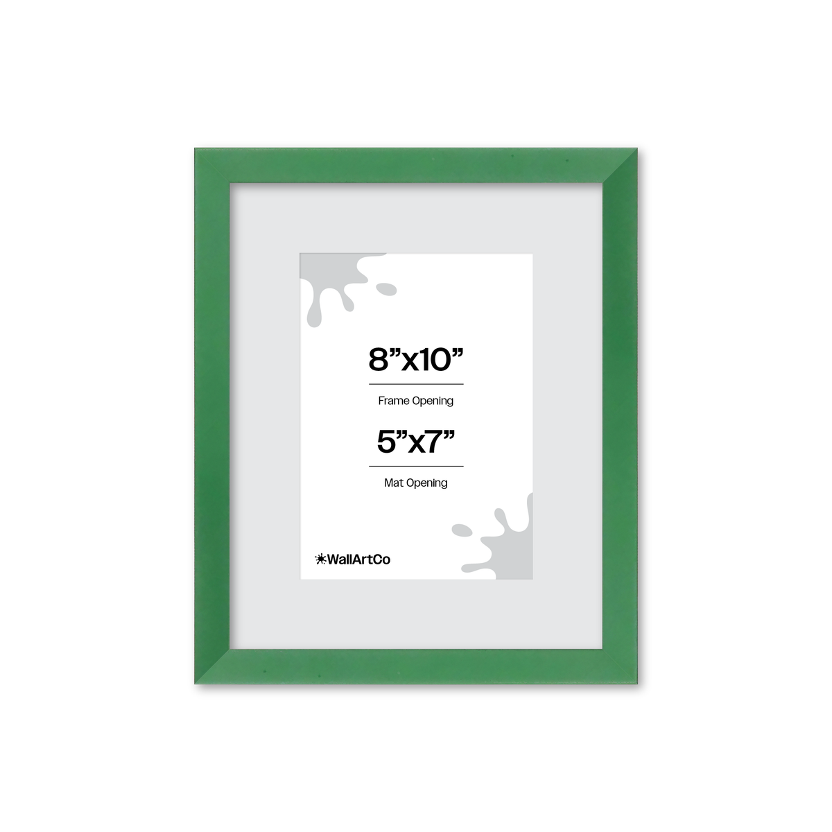 The Attention Grabber Green Picture Frame