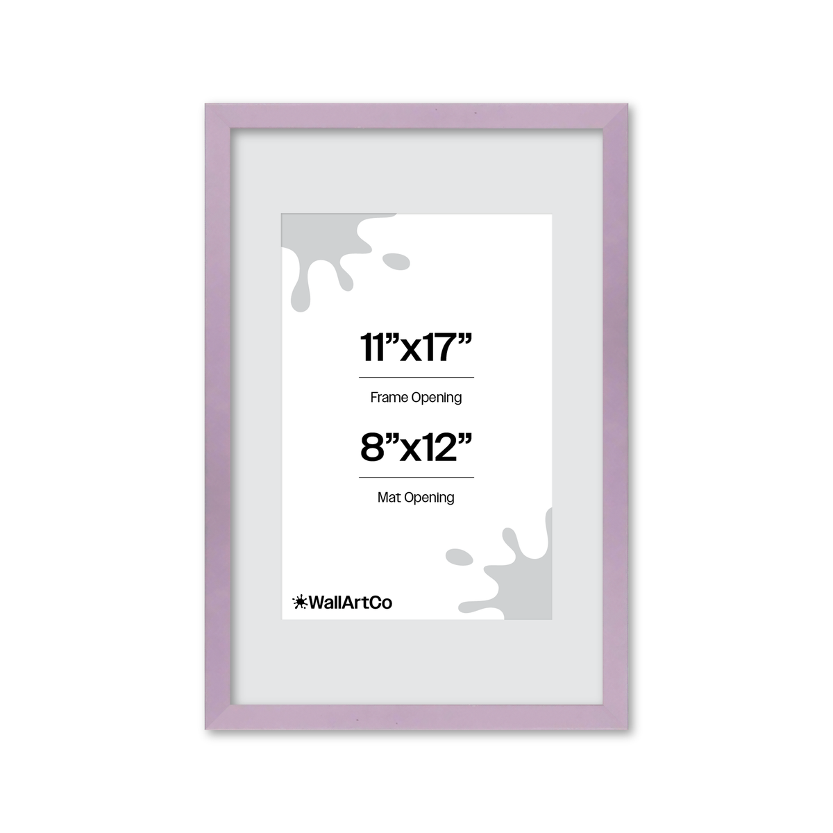 The Attention Grabber Purple Picture Frame